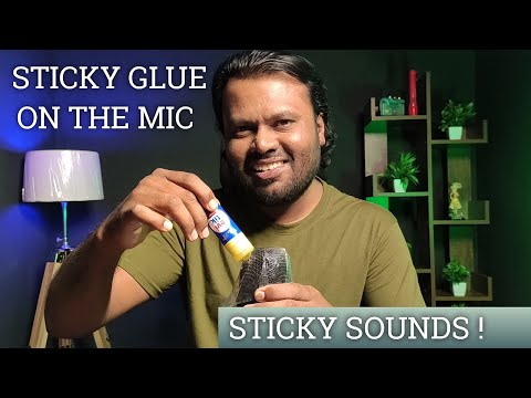 Sticky Glue On The Mic ASMR