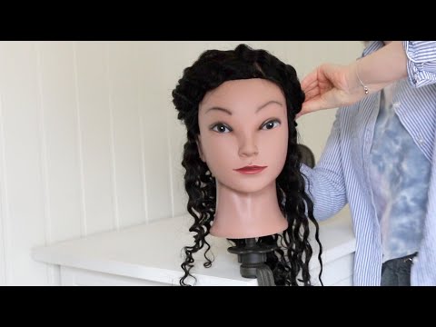 ASMR Inspecting & Getting To Know Lady Ragnhild's Curly Hair | Brushing & Oil Treatment (No Talking)