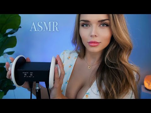 ASMR | Soothing Ear Massage with Oil👂(ft. Ear-to-Ear Whispers + Deep Breathing)