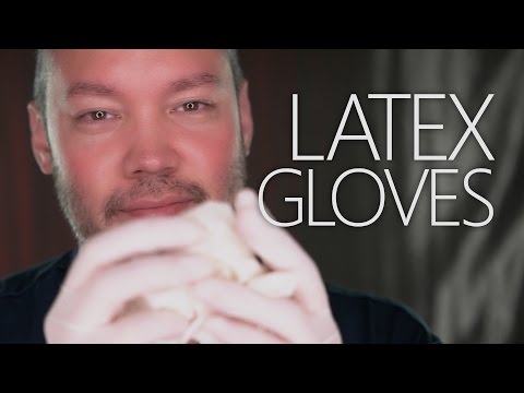 Latex Gloves ~ ASMR/Glove Sounds/Binaural