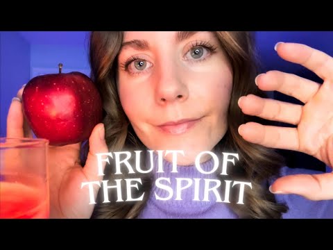 Christian ASMR | Fruit Tapping, Hand Movements, Beeswax Wrap, Bible Tapping