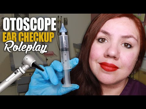 ASMR Otoscope Ear Exam and Scrapping Role-play