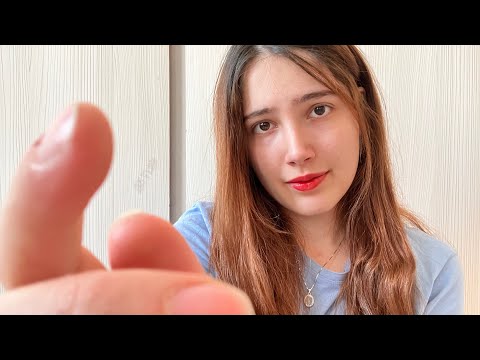 ASMR / let me touch you face / 9 a.m face touching no talk ^-^