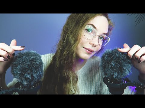 NEW STYLE ASMR Fluffy Mics & Relaxing Whispered Ramble