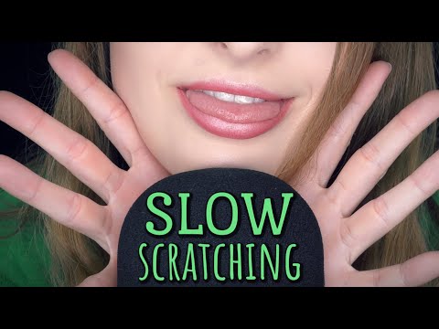 ASMR | Slow Binaural Mic Scratching (no talking)