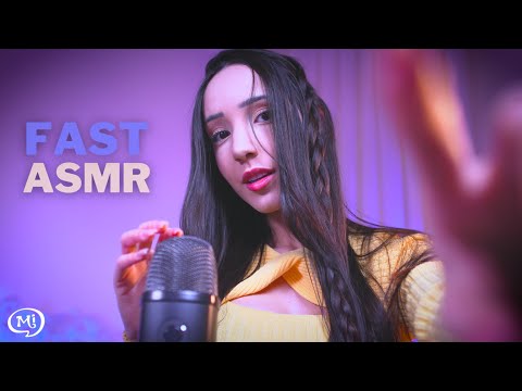 ASMR HARD LEVEL 1.0000% FAST TAPPING, MOUTH SOUNDS, SCRATCHING, HAND MOVEMENTS