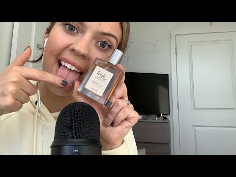 ASMR| LAYERED MOUTH SOUNDS WHILE TAPPING ON OBJECTS| NO TALKING