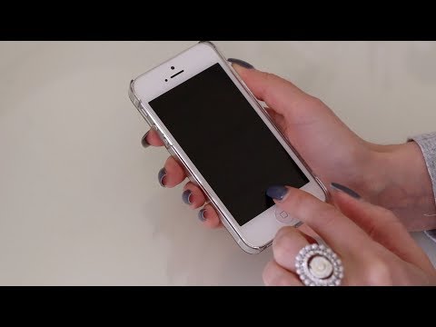ASMR Whisper What`s On My iPhone | Nail Tapping