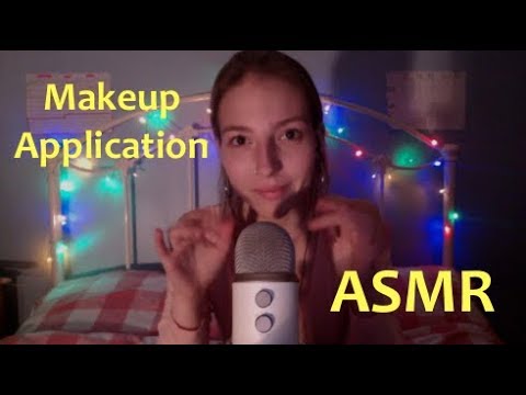 ASMR Doing My Makeup For a Party (whispered)