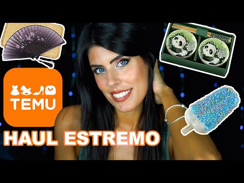 ASMR 🛍 1h DI SUPER RELAX • TEMU HAUL ESTREMO con più di 30 PRODOTTI (Whispering)