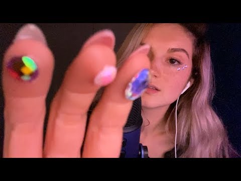 ✨ASMR Tingly Face Tapping, Touching, Poking, & More✨