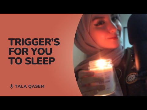 #asmr tiggers for you to sleep محفزات للنوم العميق .#asmrinarabic #asmrsleep