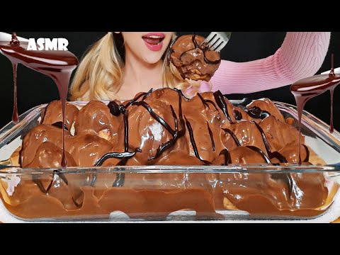 ASMR: PROFITEROLE Hershey's Chocolate 프로피테롤 허쉬초코 Eating Sounds / Dessert Mukbang