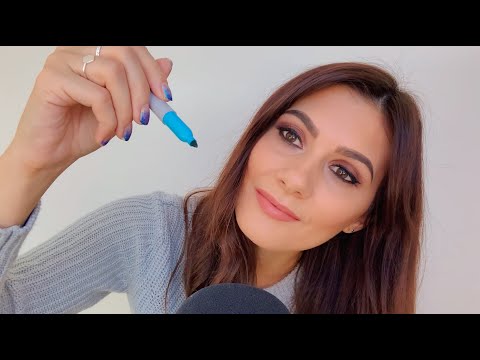 ASMR Drawing/Tracing Your Face (Personal Attention)