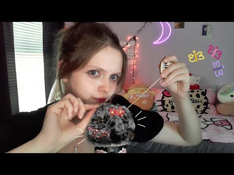 ASMR searching for bugs in your hair 🐞♡🐛 (fluffy mic scratching, plucking, whispering)