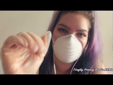 Makeup Artist does your Makeup #ASMR personal attention, brushing, chewing gum💜Tingly Pretty Basic
