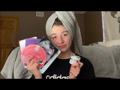 ASMR Relaxing Spa Day (Face Mask, Nail Trimming, Personal Attention)