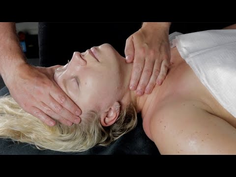 [ASMR] Head, Neck & Chest Massage To Melt Your Mind With Relaxing Music