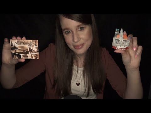 ASMR Places I Travelled with Pictures! ✈️ | Show and Tell my Fridge Magnet Collection | Whispered