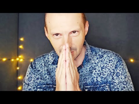 ASMR Soft voice motivational speaking with hand movements and music for sleep