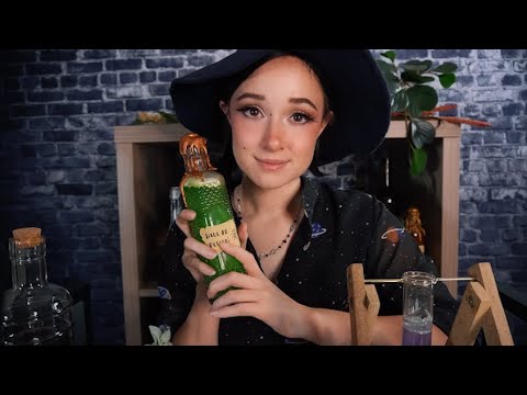 ASMR Hogwarts Potions Class ✨🌙 | Let's Make a Sleeping Potion! | Glass Tapping and Scratching