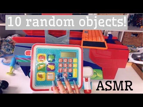 ASMR | Tapping & scratching on 10 random objects chosen by my special guest ✨😊