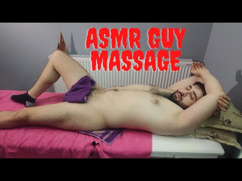 ASMR RELAXING GUY TURKISH MASSAGE-Chest,leg,arm,head,face