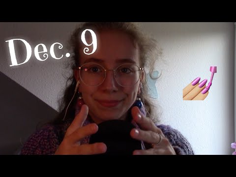 ASMR || Mic Scratching to TINGLE you to sleep (with + without foam cover) 🌙🌷 (Advent Calendar 2021)