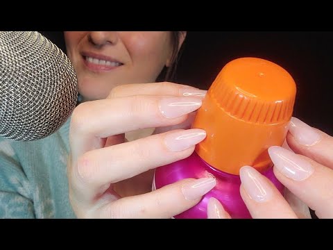 ASMR Fast Tapping and Scratching | Whispered | Shopping Haul
