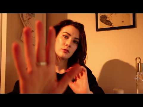 ASMR shhhing sounds and slow hand movements for relaxation (no talking after whispered intro)