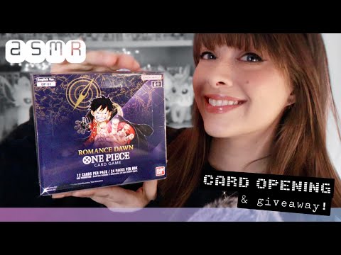 ASMR 🏴‍☠️ One Piece Booster Box Opening Compilation! Whispers, Crinkles & Tapping!