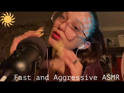 Trying Fast and Aggressive ASMR for the first time (20 triggers!!)