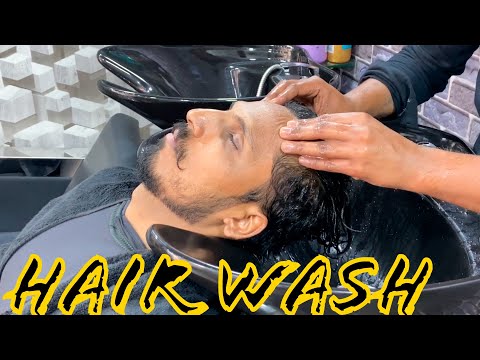 Professional Hair wash by Indian barber to Yogi | ASMRYOGI2 (Ep-43)