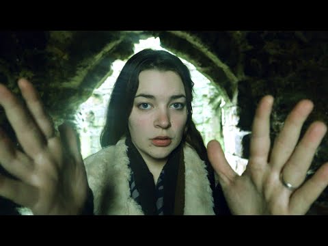 Fantasy ASMR || You are My Prince Trapped in the Castle! Face Touching and Tapping [Binaural]