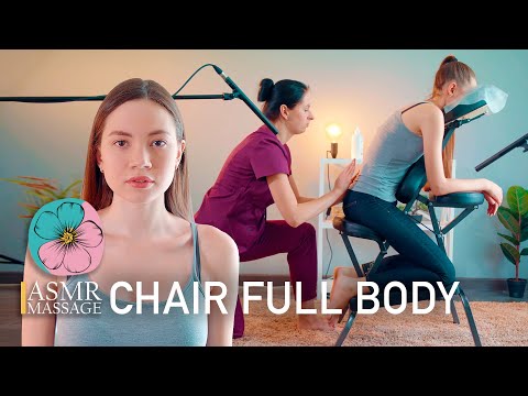 ASMR | MASSAGE | Chair FULL BODY massage no talking 4k video