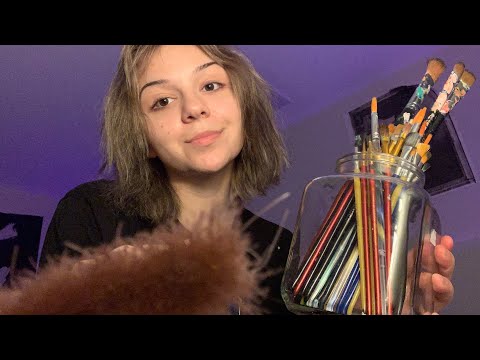 ASMR: Is this brush SOFT or ROUGH?