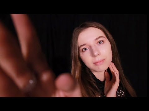 ASMR TINGLY WHISPERS with HAND MOVEMENTS (Plucking, Touching Your Face) 😴