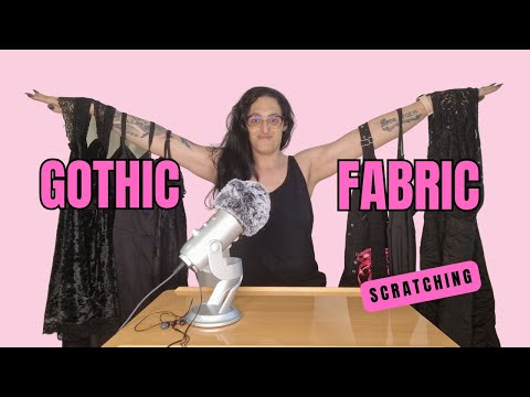 ASMR | Gothic Fast & Aggressive Fabric Scratching & Sounds 🖤
