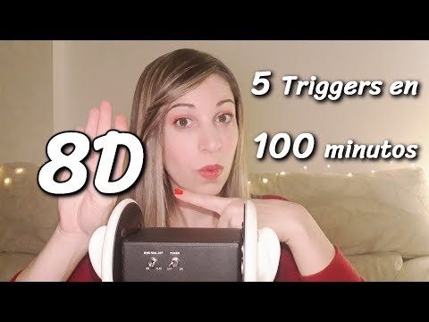 ¡ 8D Sounds ! . 5 Triggers en 100 MINUTOS  .  SusurrosdelSurr ASMR . Español