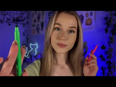 ASMR Guess What I’m Drawing On You ✍🏼 (Personal Attention, Writing Sounds)