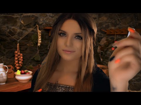 Forest Maiden Takes Care of You | ASMR (personal attention, face touching)