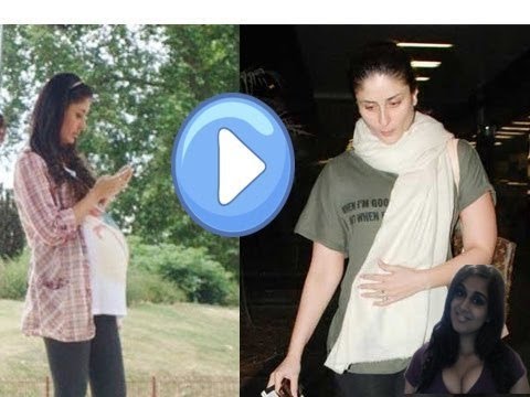 Pregnant  Kareena Kapoor Khan and her baby bump is fake?! - my thoughts