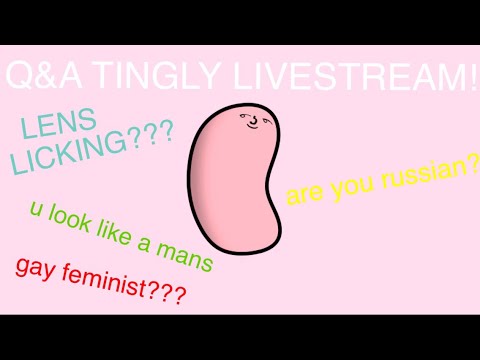Q&A TINGLY LIVESTREAM!! pls come watch so it's not awkward