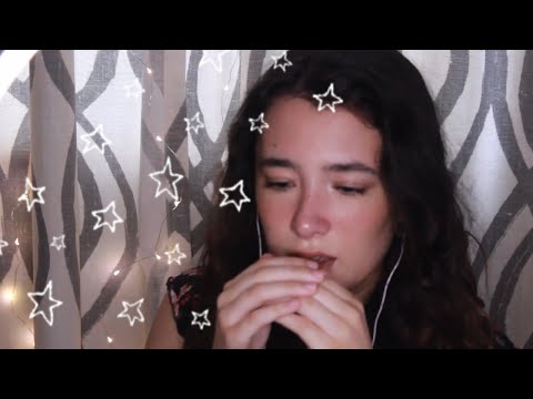 [asmr]  💛 cupped whispering trigger words & mouth sounds