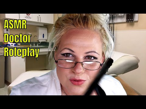 ASMR Roleplay Doctor checking on your cough 👩‍⚕️
