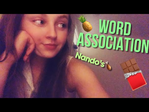 Word association game ft gum chewing - ASMR