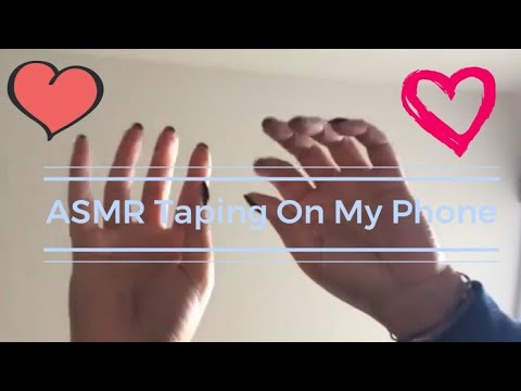 ASMR|Taping On Phone|Hand Movements|