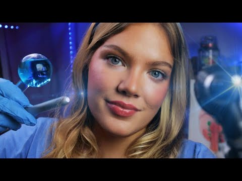 ASMR Most Relaxing Cranial Nerve Exam, Ear Cleaning, Testing Your Five Senses for DEEP SLEEP