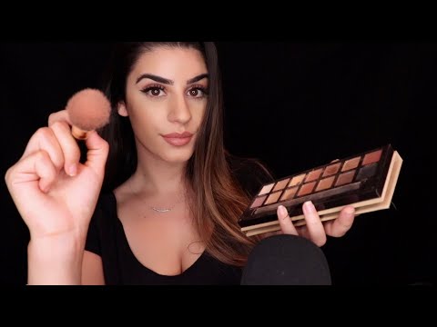 ASMR | Doing Your Makeup (Personal Attention, Brushing, Tapping, Lotion)
