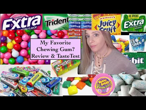 [ASMR] Favorite Gum Taste Test & Review | Super up Close Whisper